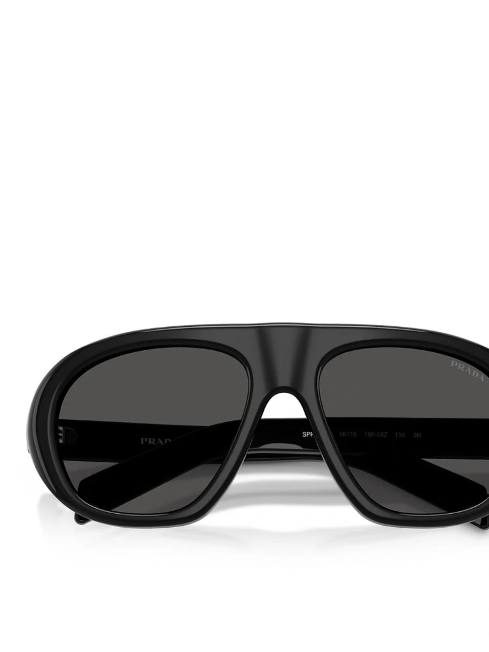 Prada Black Aviator-Style Sunglasses with Dark Lenses these can be unisex